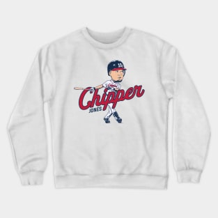 Chipper Jones Caricature Crewneck Sweatshirt